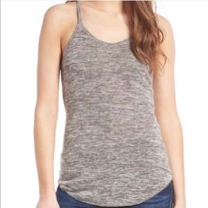Leith Melange Camisole In Heather Gray Size Small
